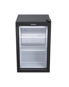 Expositor Refrigerado de Bebidas Venax 100 Litros Preto Fosco VV100 - 110V