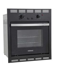 Forno a Gás de Embutir Venax Totale Nero 50 Litros - 220V