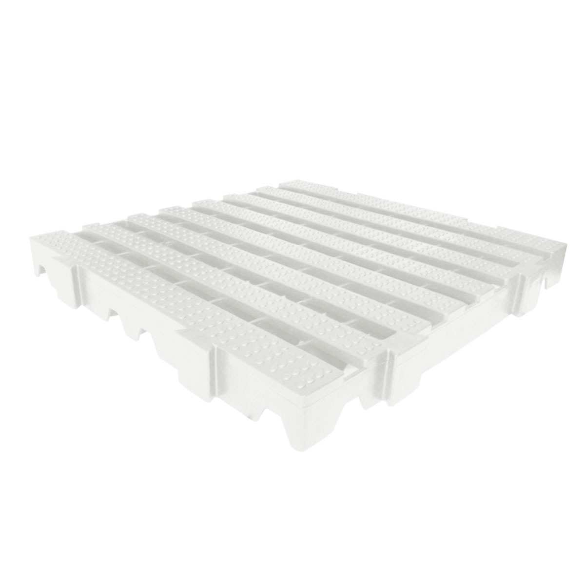 Estrado para Câmara Frigorífica Reforçado Croplastic 40x40x4,5cm Branco