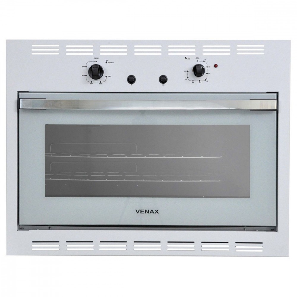 Forno a Gás de Embutir Venax Bianco 90 Litros Branco