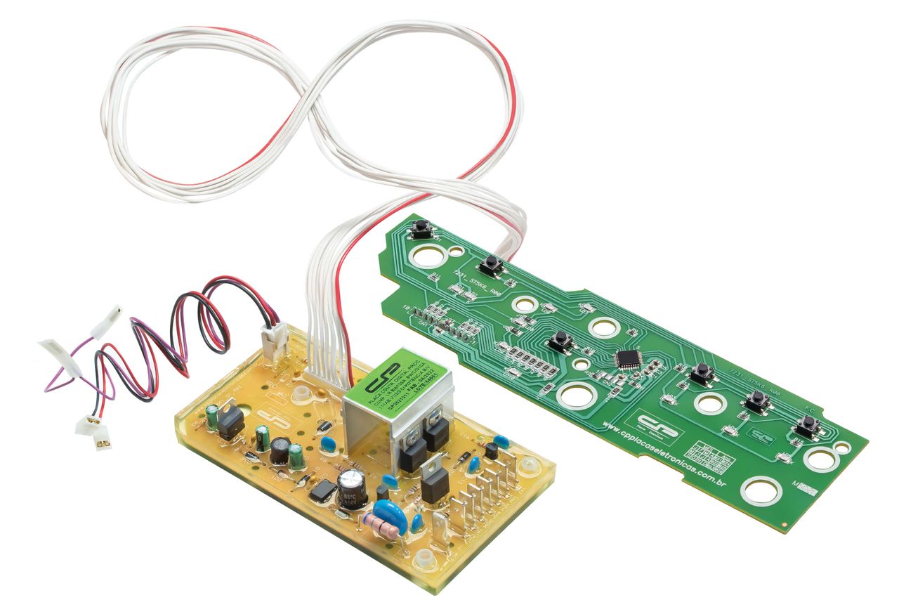 Placa Controladora Digital De Processo CP Compatível Lavadora Potência BWF09A BWC10 / BWG10A/ BWC11AB Versões 1/2/3 3621511 - Bivolt